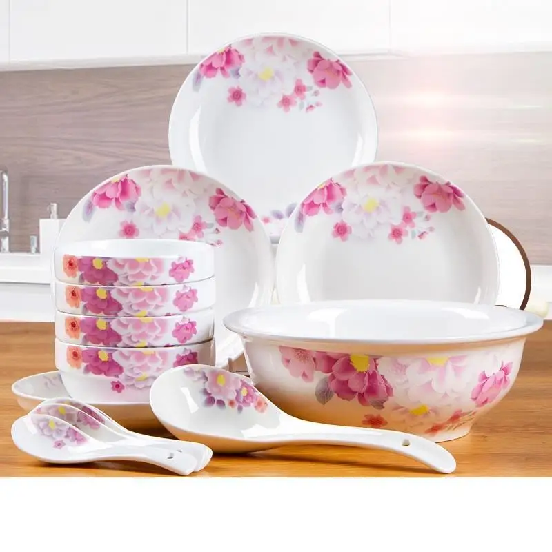 MODEL F Корейский сервировочный Dondurma kamesi контейнер для еды Cuenco Cocina Fruteira блюдо тарелка Кокосовая керамическая столовая посуда суп кухонная миска - Цвет: MODEL F