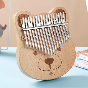 

17 Keys Kalimba Thumb Piano Wood Mahogany Body Musical Instrument Tune Hammer for Beginner Kalimba Bag Best Quality