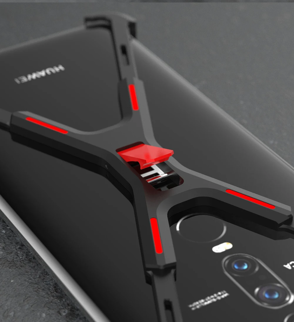 Противоударный защитный чехол-накладка для телефона huawei mate RS Силиконовый гибридный жесткий чехол-накладка из поликарбоната