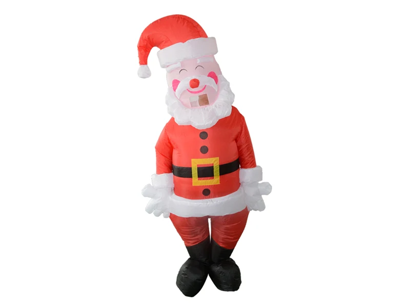 Рождественские надувные костюмы Санта Клауса, аниме снеговик, карнавальный костюм для женщин, мужчин, взрослых, праздничная одежда для вечеринок - Цвет: Santa Claus 2