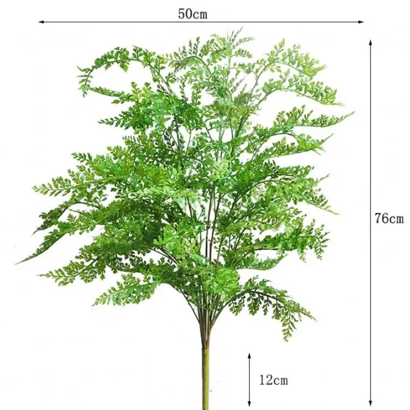 75 см высококачественный искусственный большой папоротник травяное дерево растение папоротник трава поддельное растение для домашнего сада декор декоративное растение дерево