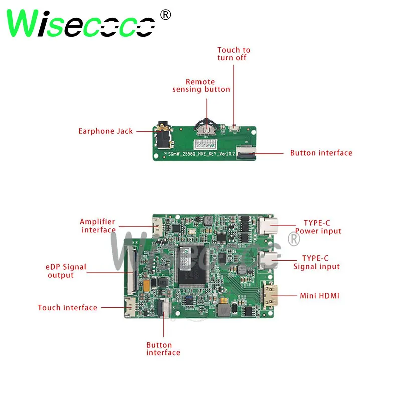 Wiscoco для ноутбука 13,3 дюймов FHD 1920*1080 lcd с мини HDMI edp тип-c плата драйвера Поддержка режима мобильного телефона LQ133M1JW15