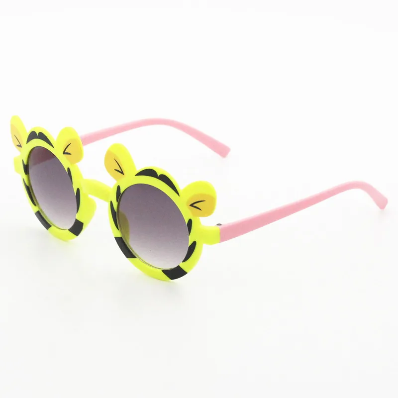 frog sunglasses Минимальная форма милого кролика, гибкие детские солнцезащитные очки, Поляризационные детские защитные очки с покрытием, UV400, очки для младенцев - Цвет линз: frog sunglasses