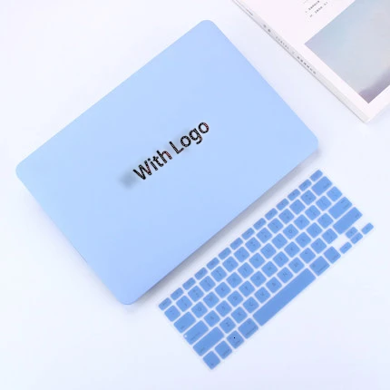 2-With Logo Матовый полный чехол для ноутбука MacBook Air 13 A1932 Pro retina 11 12 13 13,3 15 15,4 сенсорный экран для Macbook New Pro 13 A2159 - Цвет: 2-With Logo