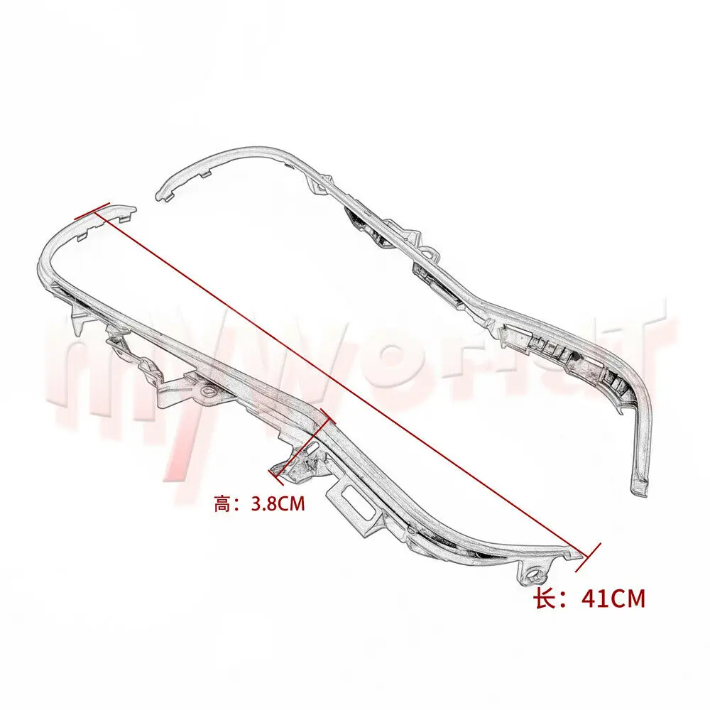 Motorcycle Accessories Inner Pedal Edge Strip Decoration For Yamaha TMAX530 2012-2015 motorcycle accessories
