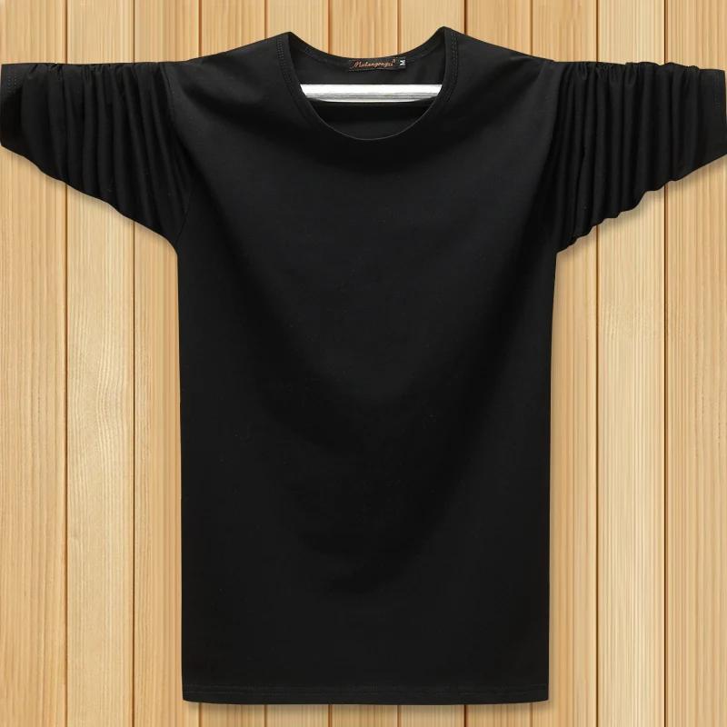 2019 Autumn New 100 Cotton T SHIRT Men Ultra Low Price Long Sleeved Men s Tshirt 4