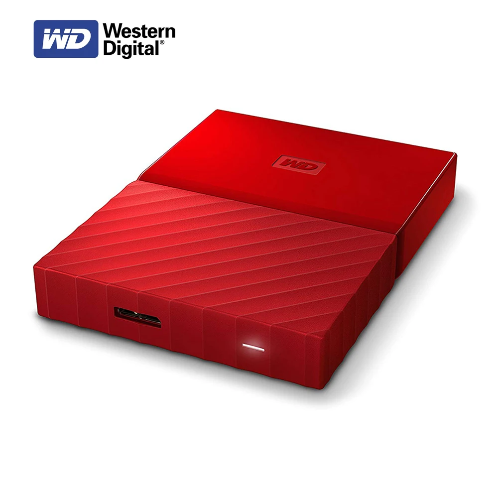 Портативный внешний жесткий диск Western Digital My Passport HDD 1 ТБ USB 3 0|Внешние жесткие