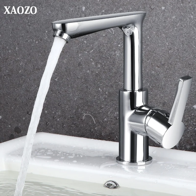 

Bathroom Basin Faucets Hot/Cold Mixer Swivel Easy Wash for Basin Sink TapDeck Mount Waterfall washing faucet chorme brass