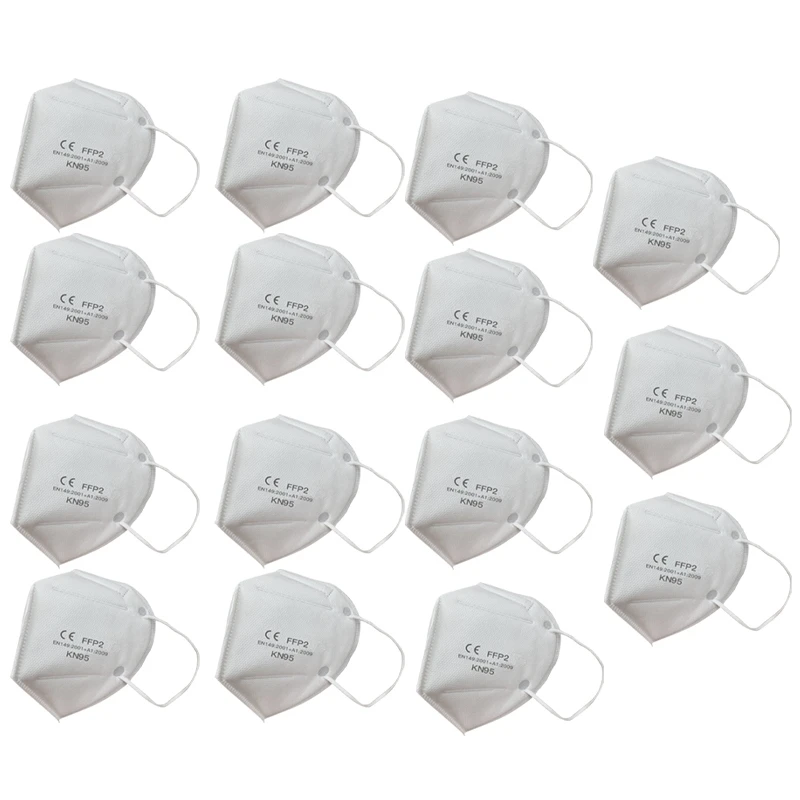 

15PCS KN95 Certification Face Mask Anti Influenza N95 Anti Mouth Respirator PM2.5 Mask Same Protective As KF94 FFP2 FFP3