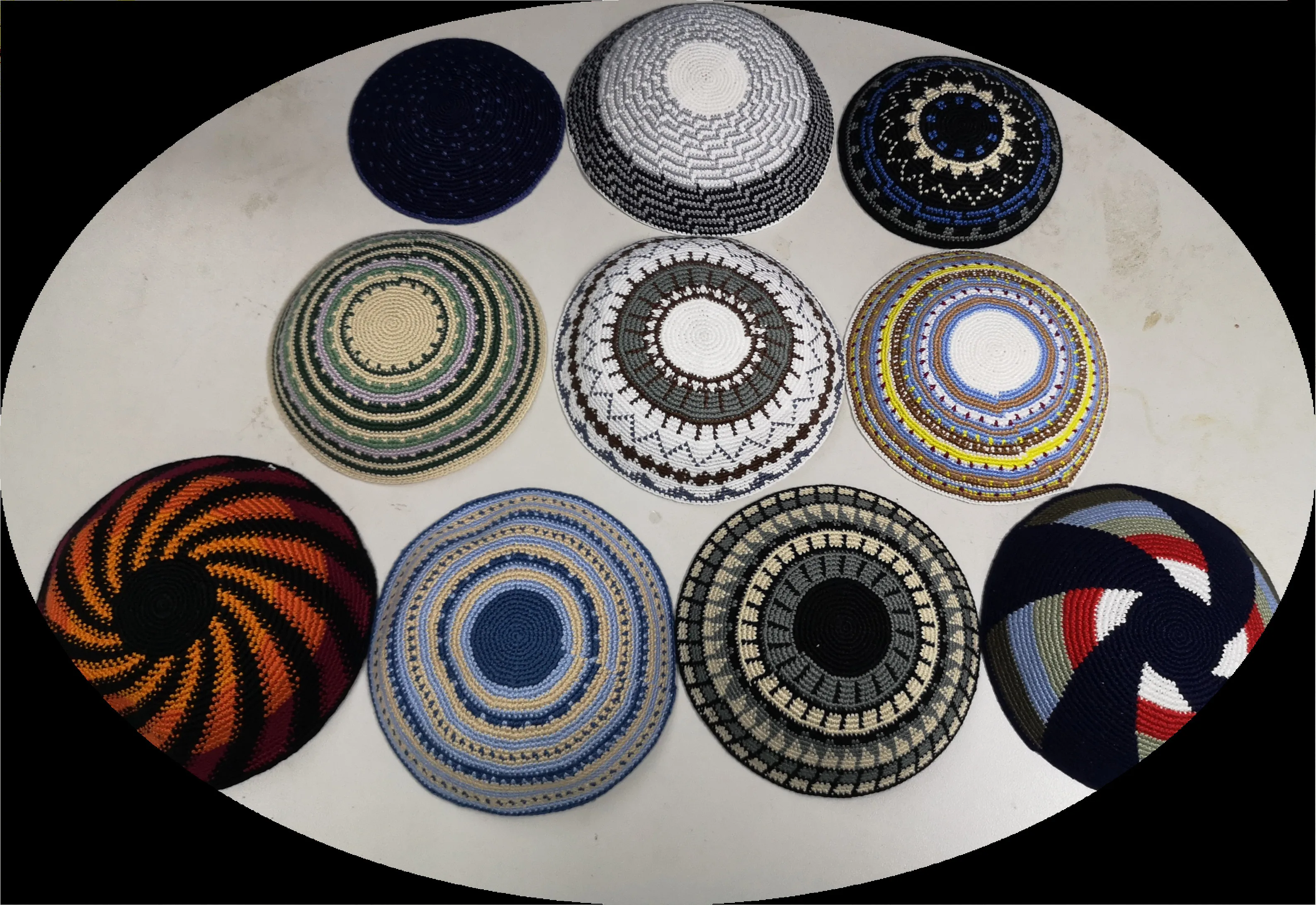 Маленький размер высокого качества ручной работы трикотажные YARMULKE KIPPAH