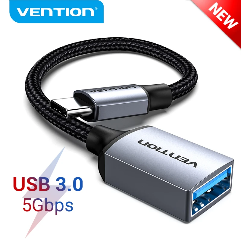 Vention USB C to USB OTG Adapter 3.0 2.0 Type-C OTG Data Cable Connector For Samsung GalaxyS 10 MacBook Pro C Adapter usb to type c adapter otg adapter type c adapter