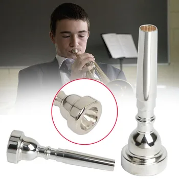 

Trumpet Mouth Piece 3C/5C/7C Silver Plated Silvering Accessories For Bb