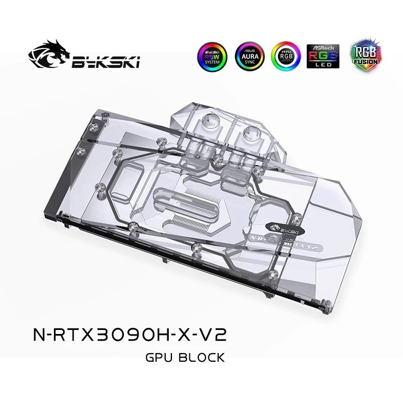 Видеокарта Bykski для водного блока ZOTAC Palit Inno3D GALAX COLORFUL Founder Edition RTX 3090 3080 GPU Водяной