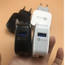 Универсальное быстрое зарядное устройство QC 3,0 USB зарядное устройство для iPhone 11 8 iPad samsung S8 S10 huawei Xiaomi настенное быстрое зарядное устройство QC3.0 US EU Plug
