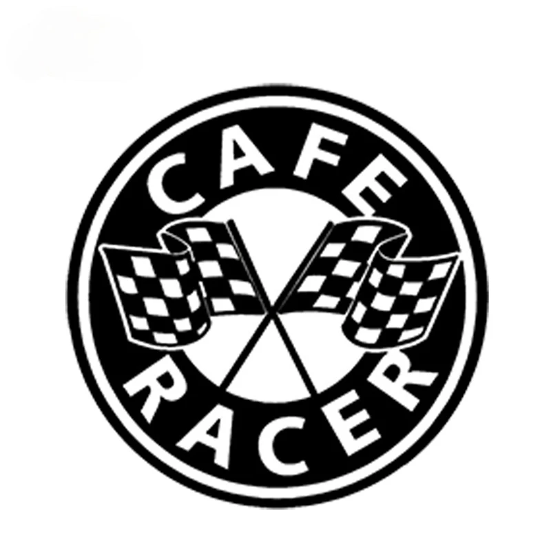 Забавная Виниловая наклейка для стайлинга Кафе RACER наклейки из игры Waifu аниме