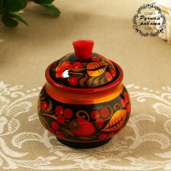 

Salt-cellar, 8x9 cm, khokhloma 4932708