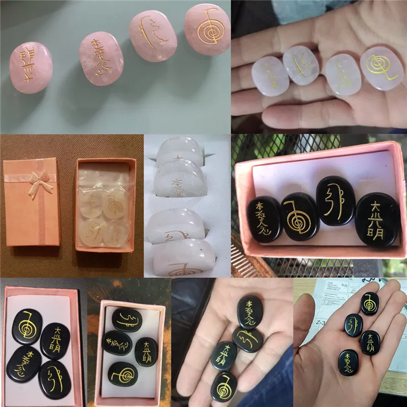 Sunligoo Прямая поставка гравировка Usui Reiki балансировка символов чакра натуральные