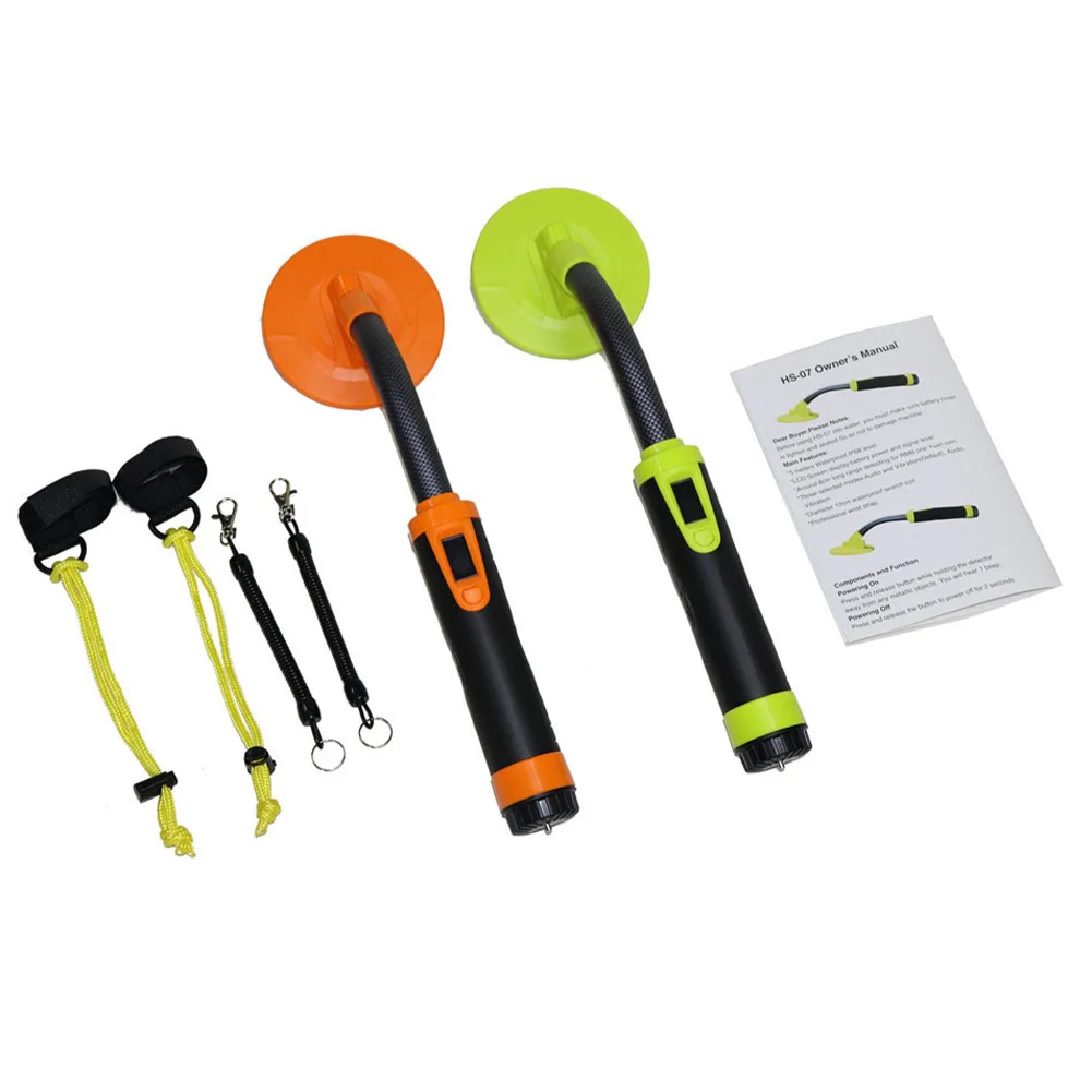 HS-07 5meter Portable Handheld Ground High Sensitive Smart Measurement Waterproof Metal Detector Vibration Outdoor LED Indicator