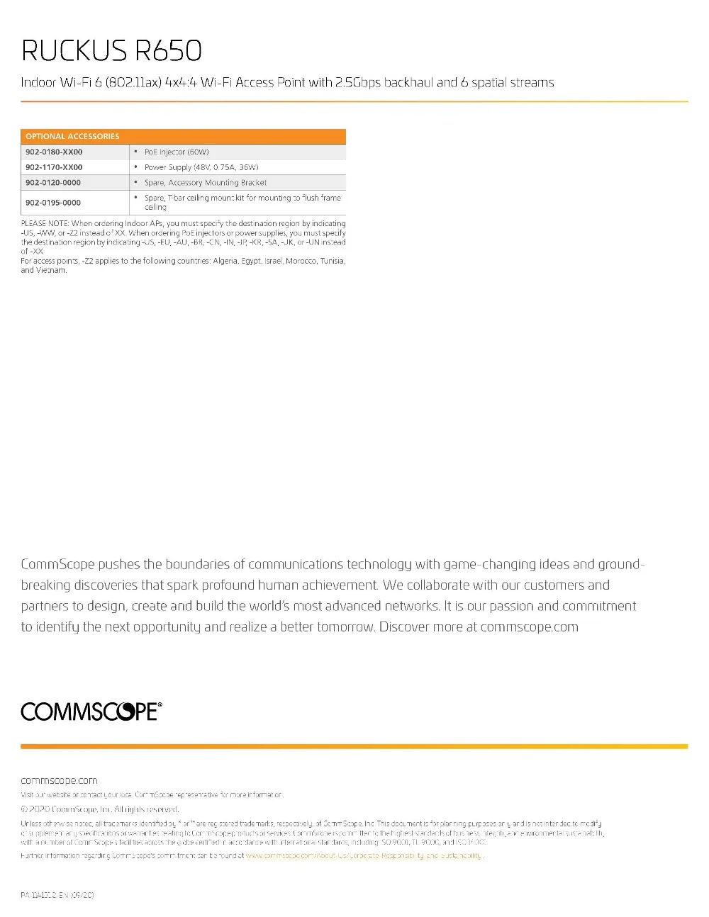 Hoja de datos de Ruckus R650_页面_6