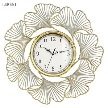 

Nordic Living Room Wall Clock Home Fashion Creative Light Luxury Style Personality Art Decoration Wall Watch Simple Quartz Clock