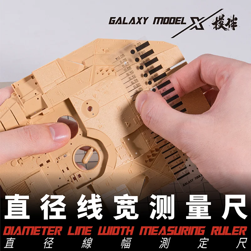 Round masking paper Diameter line width measuring tape Graduated width measuring tape die cut round mask For Model