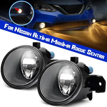 

Pair Clear Car Fog Light Right+Left Driving Lamp H11 Bulb for Nissan Altima 4 Door 2010 2011 2012 2013 for Maxima 2007 2008