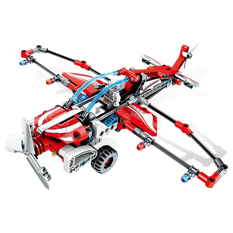 

Baby Semp Building Blocks Mechanical Password Series 701301 Warrior Propeller Glider Children'S Educational Small Particles Buil