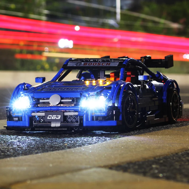 

Remote Control Benz AMG C63 DTM Sport APP RC Car Compatible MOC 6687 Lepins Technic Model Building Blocks Bricks Kids Toys Gifts