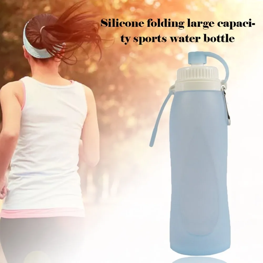 Large Capacity Silicone Folding Kettle Outdoor Portable Telescopic Kettle Climbing Sports Water Bottle Bp003