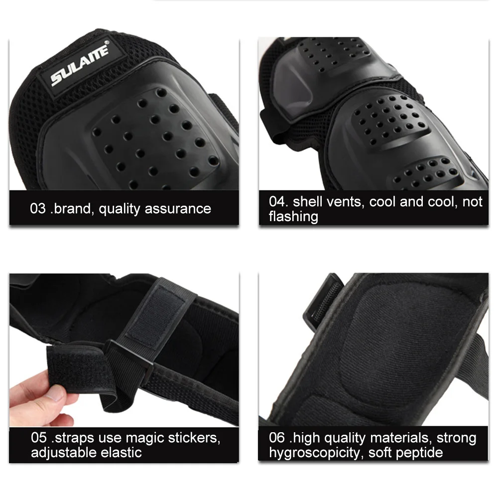 Roller-Skating Kneepad Roller Protector Motorcycle Protecting Palm Skating Protective Gear PE+EVA Cross-Country Race Sports