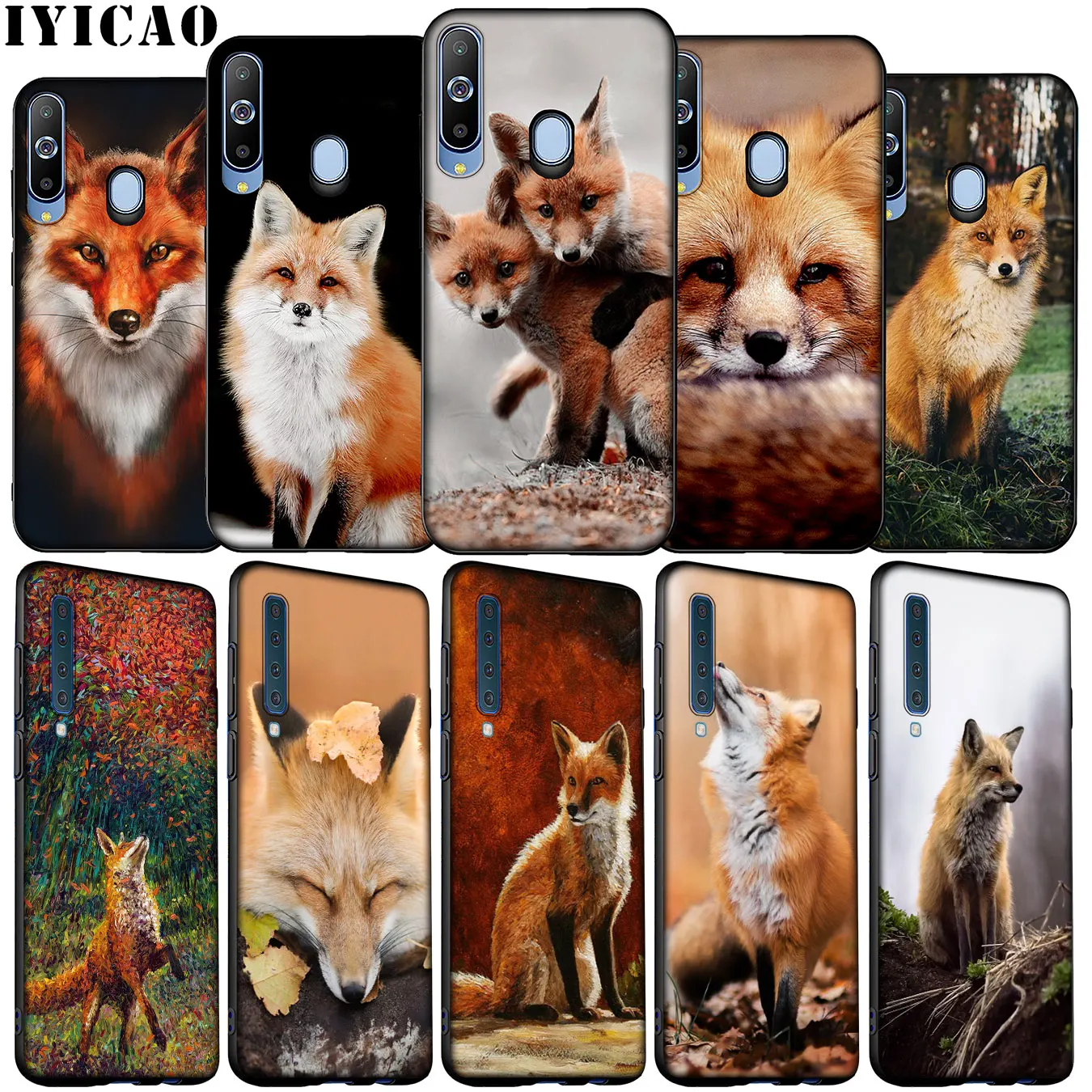 Anime fox funny foxs cute Soft Silicone Case for Samsung Galaxy A70 A50 A60 A40 A30 A20 A10 M10 M20 M30 M40 A20E Cover | Мобильные