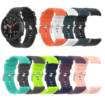 

Soft Silicone Strap Bracelet for Huami Amazfit Strap Watch Band 22mm for Amazfit Pace Stratos 2/2S Straps Smart Sports Bracelet
