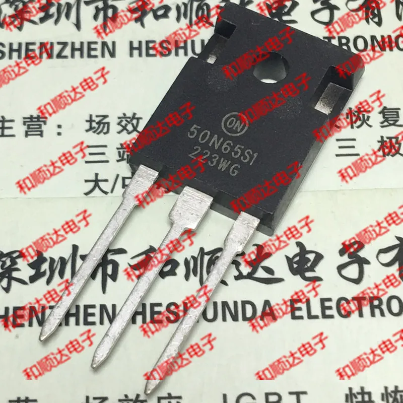 

Original New / 2pcs / 50N65S1 NGTB50N65S1 TO-247 650V 45A