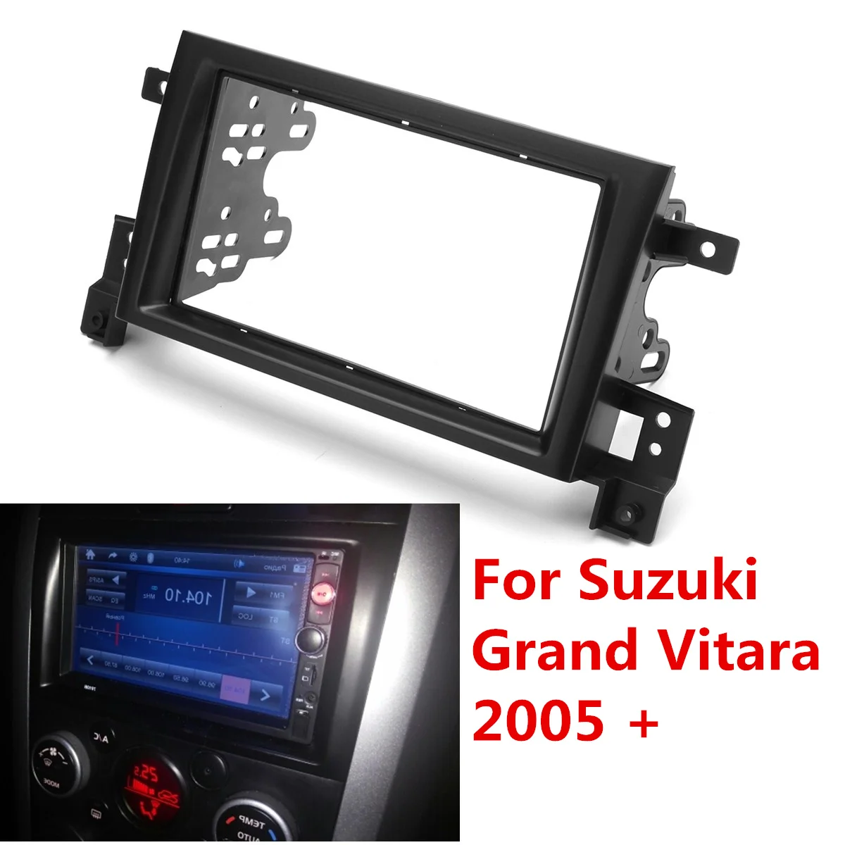 2 Din Автомобильная интерьерная панель Fascia рамка CD DVD Dash аудио чехол для Suzuki Grand Vitara