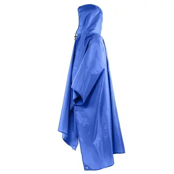 

Raincoat, Floor mat, Rain cover 3 in 1 Multifunctional Portable Raincoat with Hood Hiking Camping Mat Cycling Rain Cover Poncho