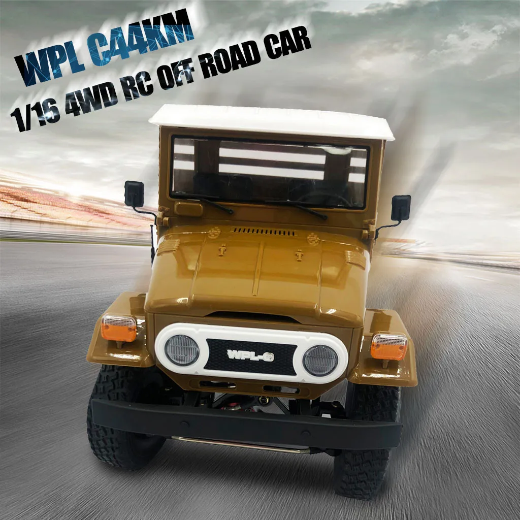 WPL 1/16 4WD RC внедорожный гусеничный автомобиль C44KM металлическое издание