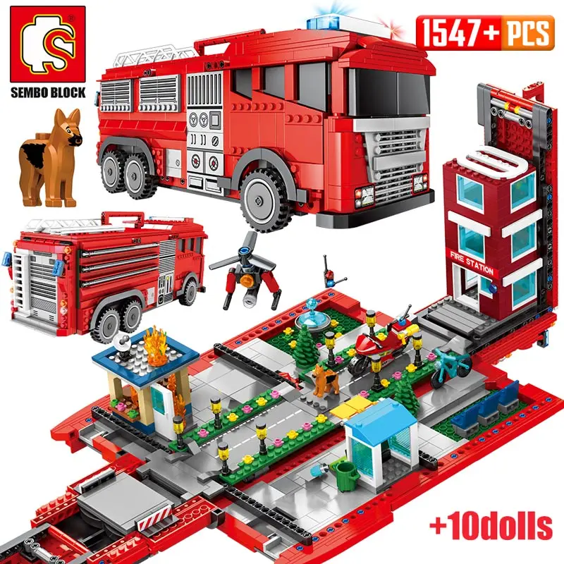 fire truck blocks