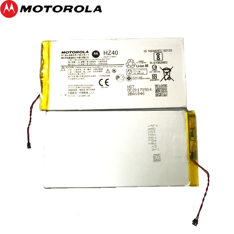 Motorola HZ40 3000 мАч для Motorola MOTO Z2 играть XT1710-08 XT1710 XT1710-06 XT1710-09 XT1710-11 телефон с аккумулятором нового типа