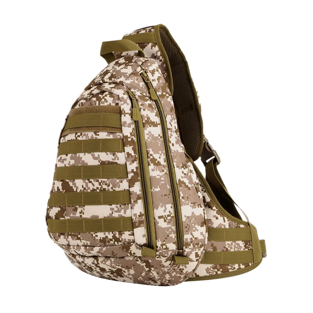 Desert Digital 35 x Камуфляж Открытый MOLLE Пешие прогулки треккинг Альпинизм сумка через плечо грудь - Цвет: Desert Digital 35 x