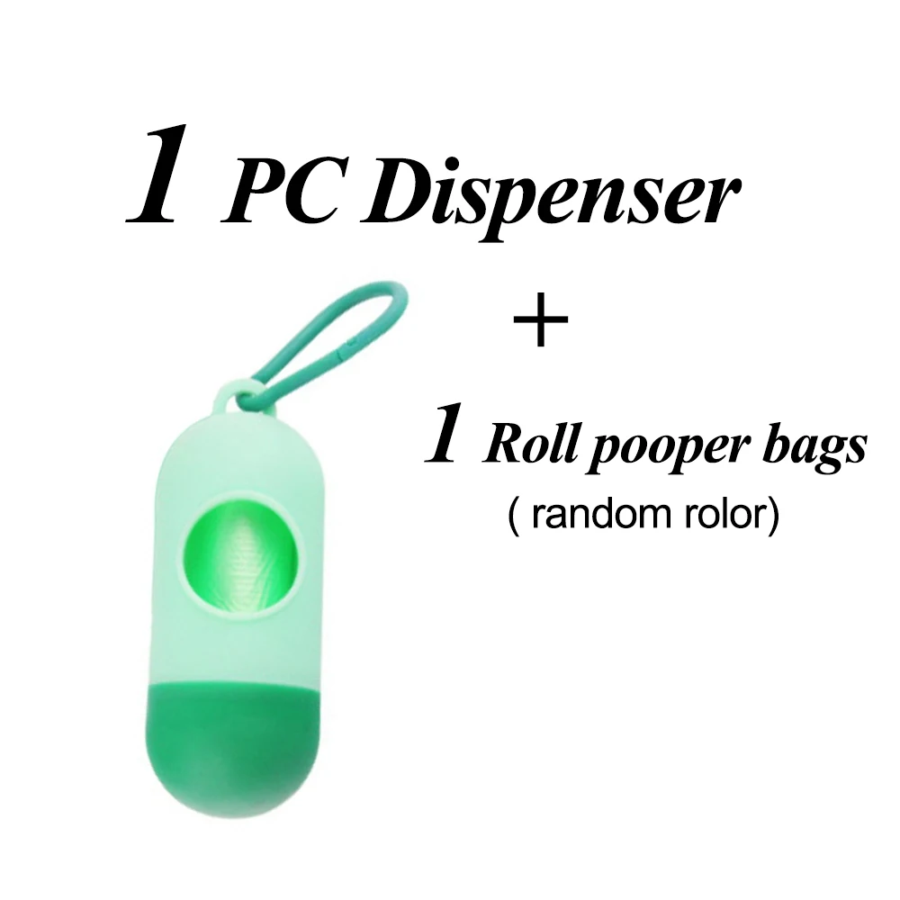 green-pr0009 Корм для питомцев, Собаки Сумки Pooper Сумка-переноска для собак, для улицы аксессуары Портативный корма мешки для мусора для собак, товары для животных, кошек Pooper для питомцев - Цвет: green-pr0009