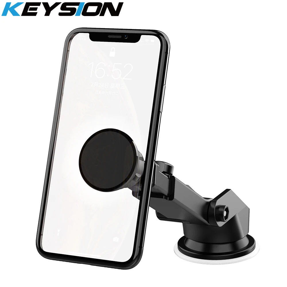KEYSION магнитный автомобильный держатель для телефона с вентиляционным отверстием вращающийся магнитный держатель для мобильного телефона универсальная подставка для iphone Samsung Xiaomi