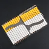 1 pièces argent Portable étui à Cigarettes en métal pour 20 Cigarettes retourner ouvert Cigarette stockage support de la boîte voyage extérieur fumer outils ► Photo 3/5