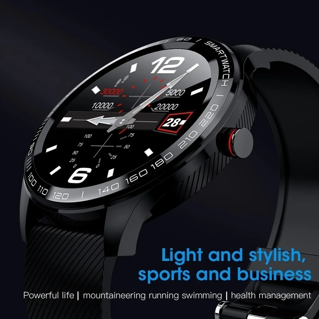L9 Смарт часы ЭКГ сердечный ритм звонки напоминание полный сенсорный SmartWatch IP68 Водонепроницаемые часы для мужчин для Android IOS PK L7 GT2