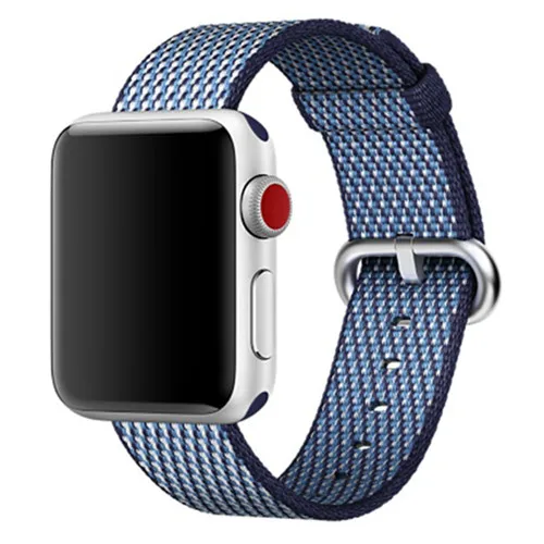 34 Nato Strap for Apple Watch Band pulseira apple watch 5 4 3 44mm 40mm correa Woven Nylon iwatch band 42mm 38mmBracelet belt - Цвет ремешка: 34