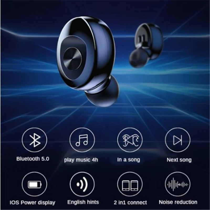 Bluetooth 5,0 IPX5 XG12 гарнитура 55 мАч наушники спортивные наушники для бега музыка портативное беспроводное зарядное устройство usb модный подарок