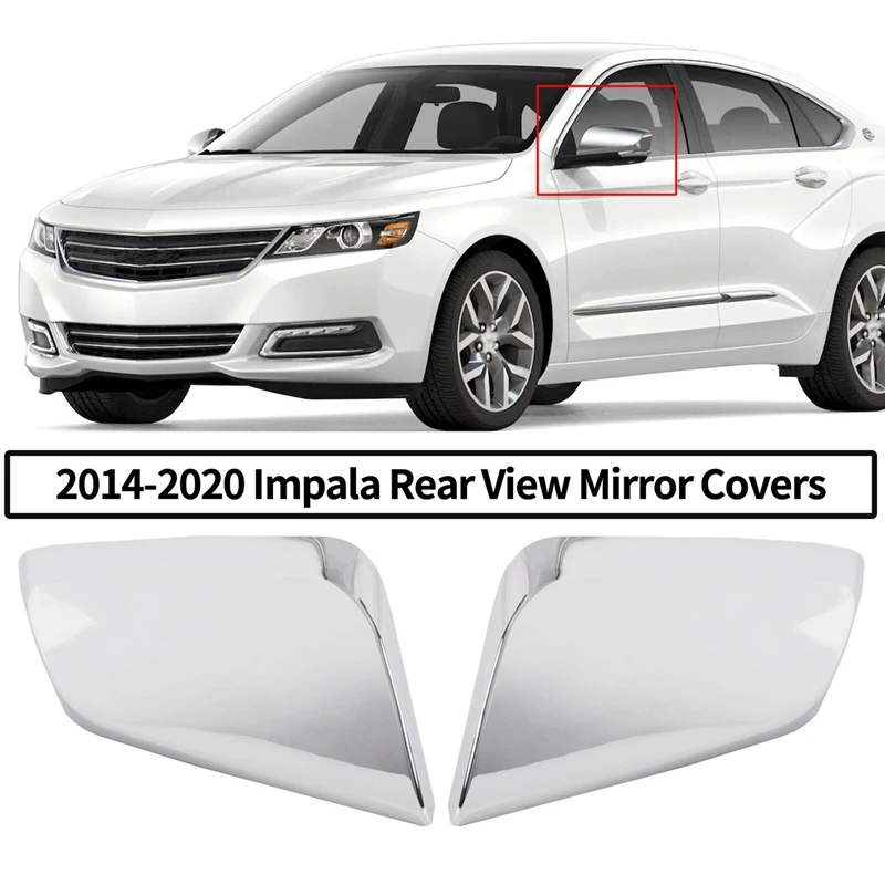 Хромированные зеркала заднего вида крышки накладки планки для Chevy Impala 2014-2020 пар |