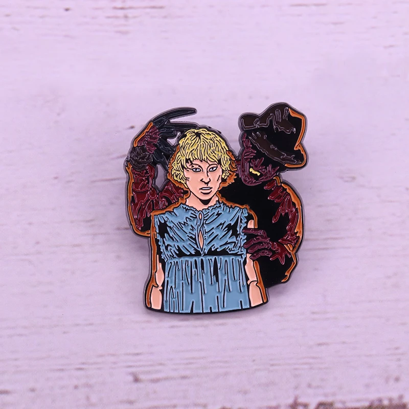 Кошмар Elm Street тина и Фредди Крюгера пин страшная коллекция Хэллоуина|Броши| |
