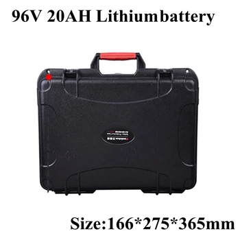 

High Capacity 96v 20Ah Li-ion Battery Pack 35A BMS for Inverter Energy EV 109.2v Power Supply Ebike Scooter 3000W+ 5A Charger