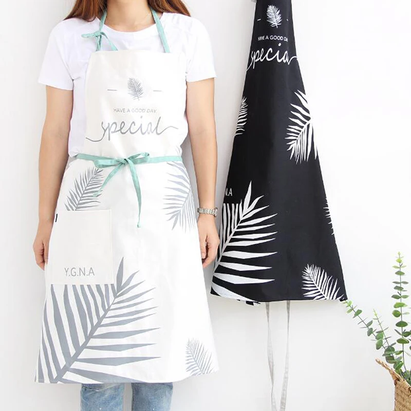 New Cooking Apron Funny Novelty BBQ Kitchen Party Apron Naked Men Women Cheeky Leaves Plant Cooking Apron
