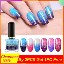 BORN PRETTY термальный лак для ногтей, меняющий цвет, лак для ногтей, маникюрный лак, долговечный, Poilsh12 цветов